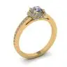 Golden Ring with Diamonds - Image 3